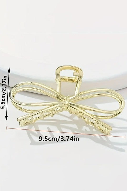 Gold hair clip