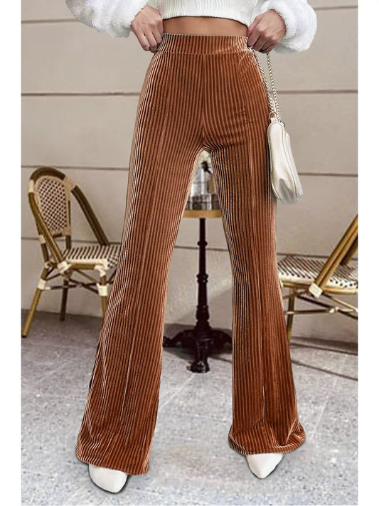 High Waist Flare Corduroy leggings