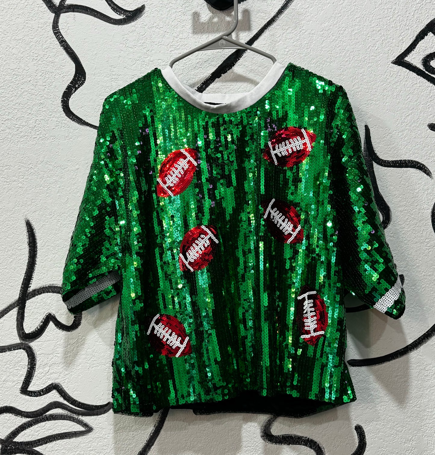 Sequin Football Shirt