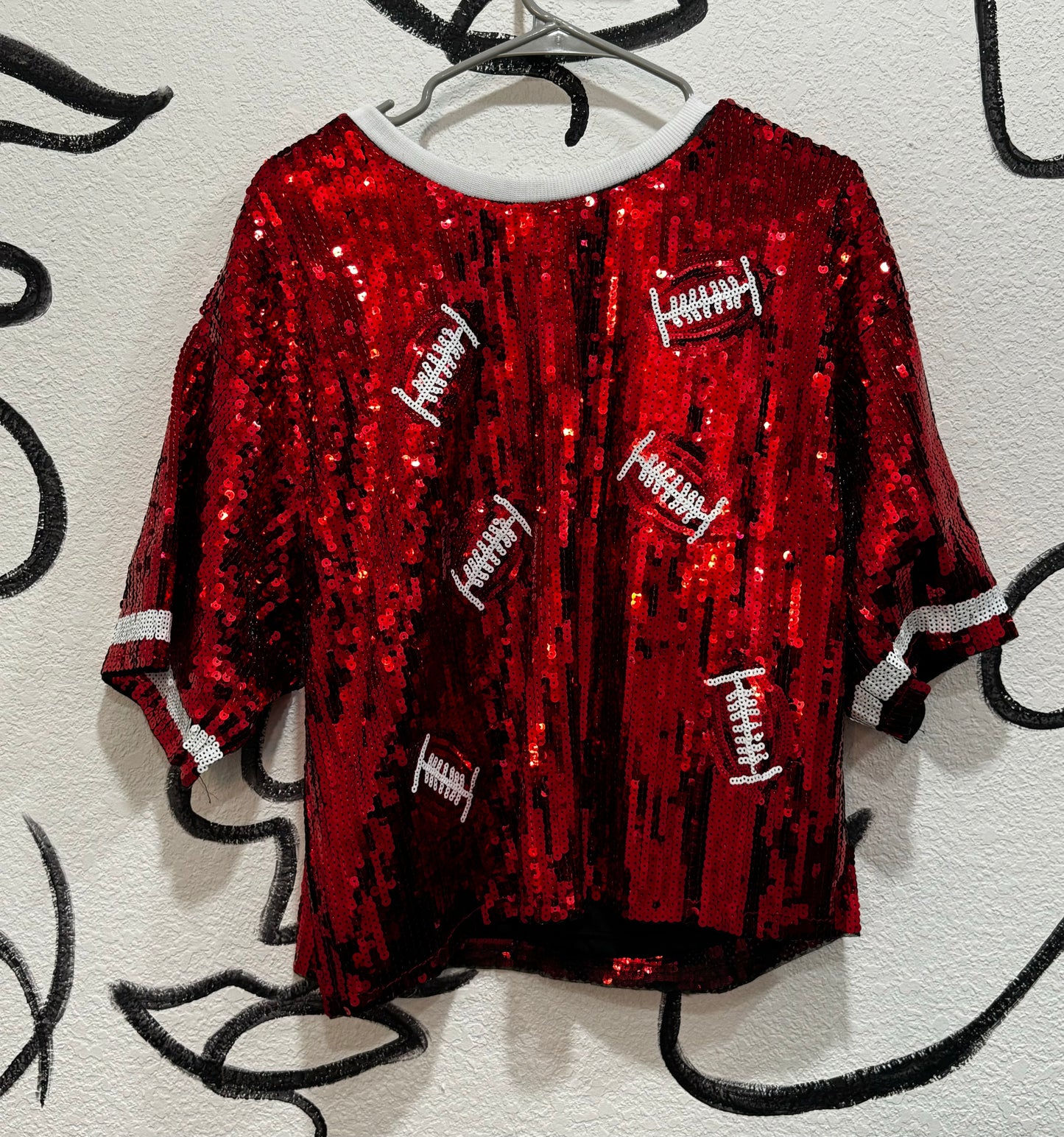 Sequin Football Shirt